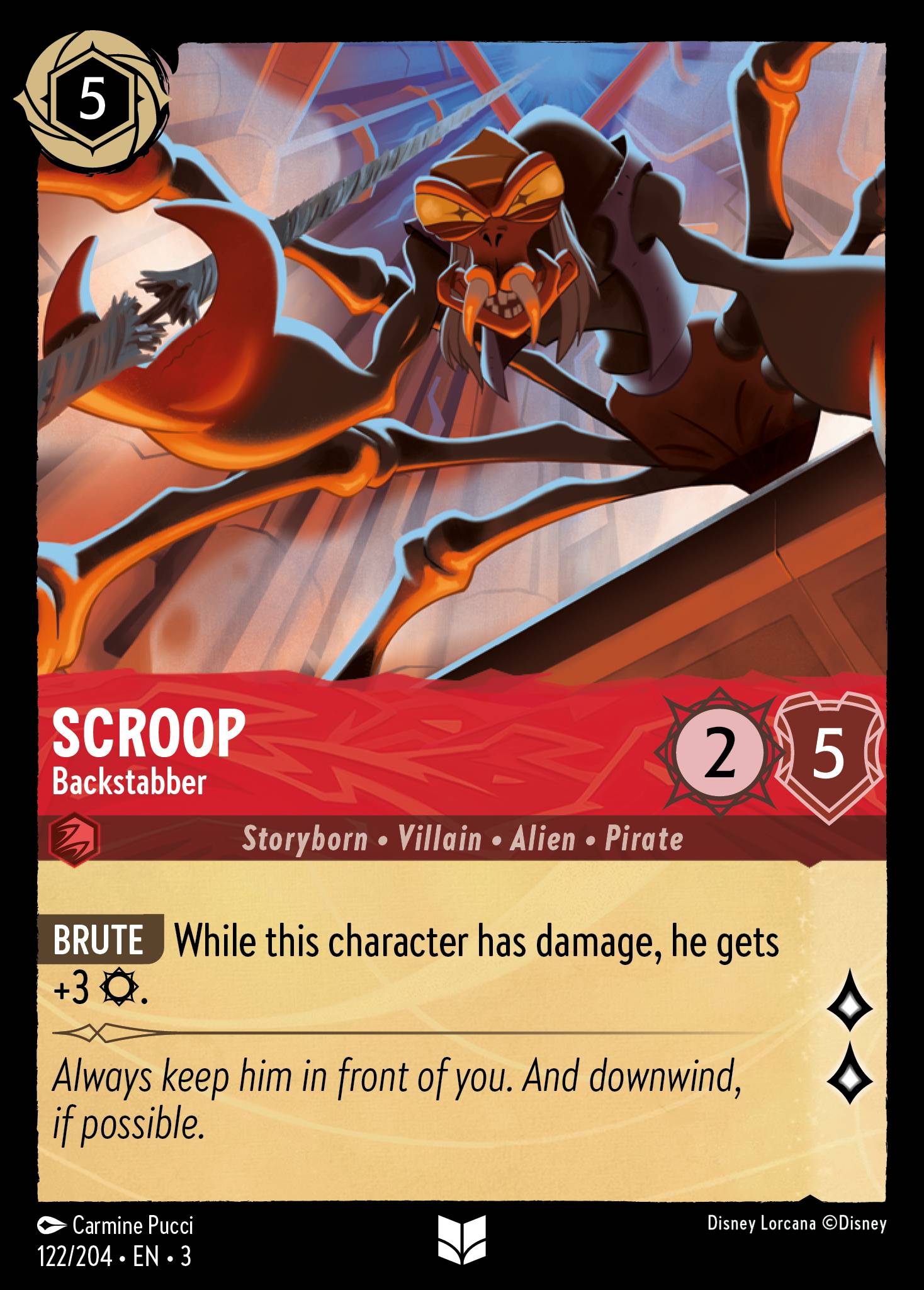Scroop - Backstabber | Into the Inklands #122 [foil]