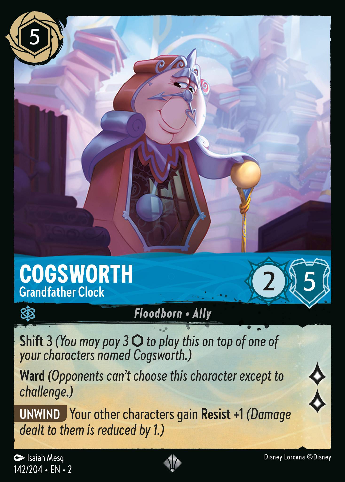 Cogsworth - Grandfather Clock | Rise of the Floodborn #142 [foil]