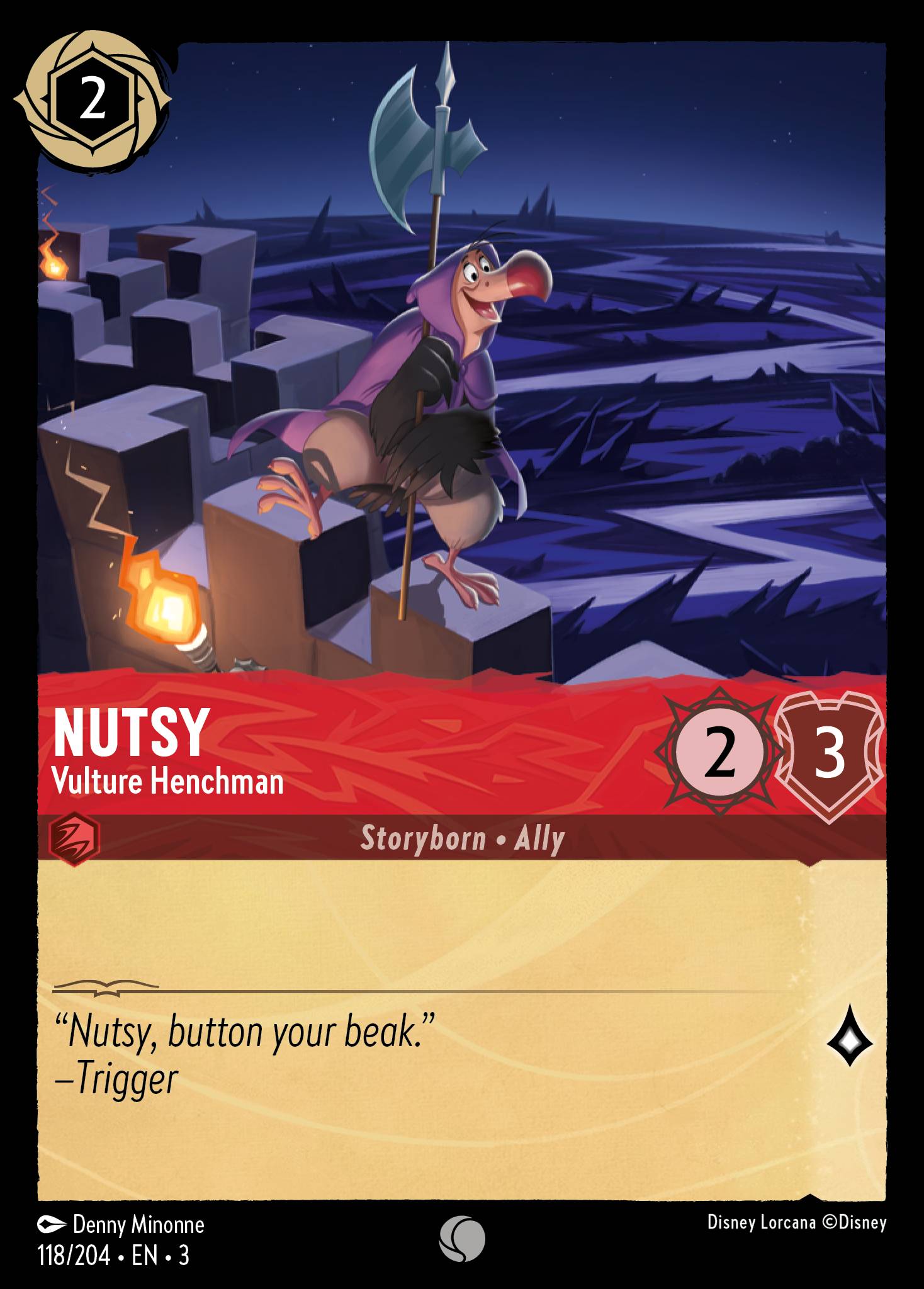 Nutsy - Vulture Henchman | Into the Inklands #118 [foil]