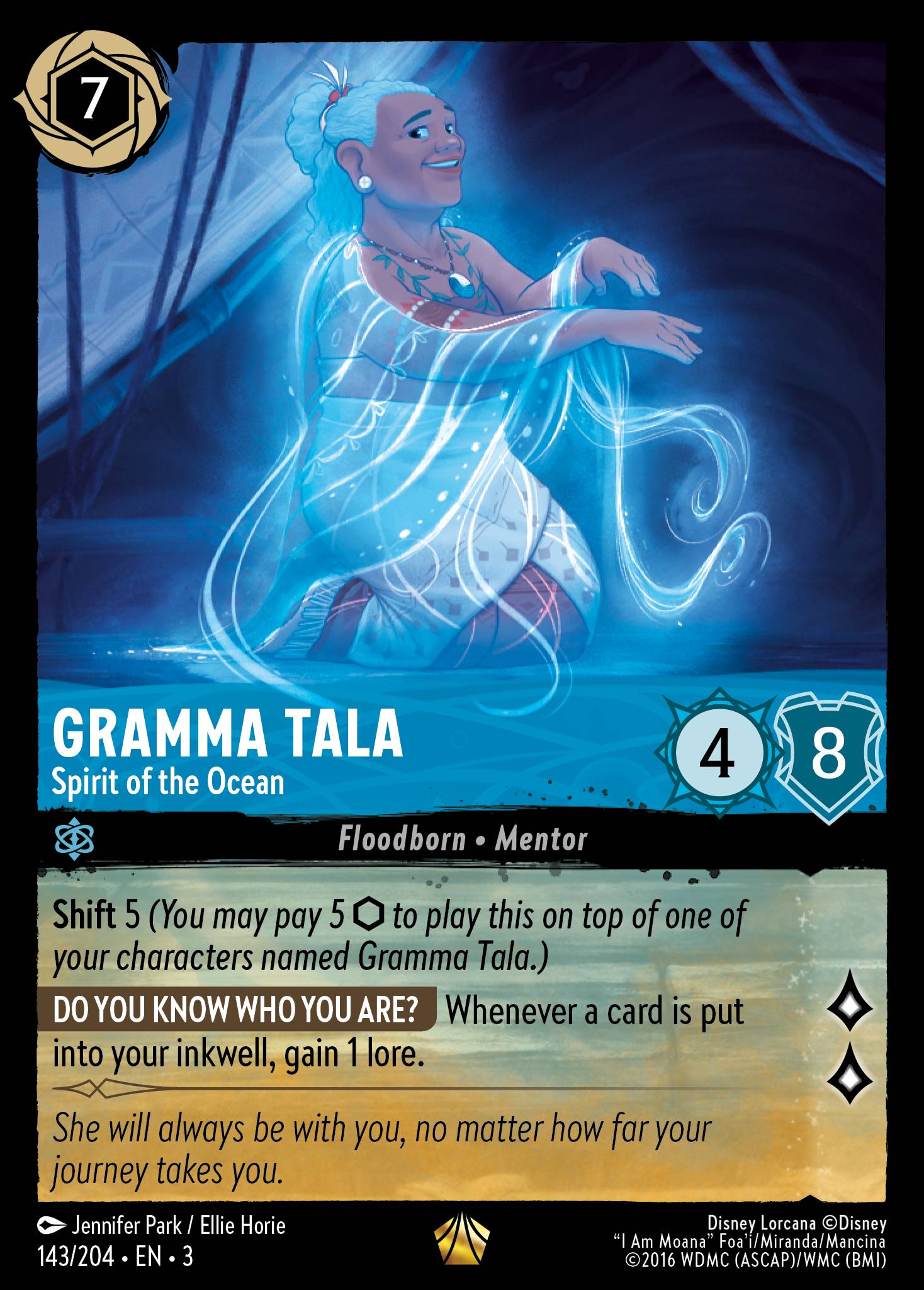 Gramma Tala - Spirit of the Ocean | Into the Inklands #143 [foil]