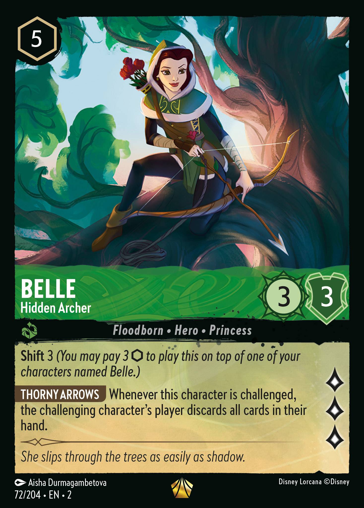 Belle - Hidden Archer | Rise of the Floodborn #72 [foil]