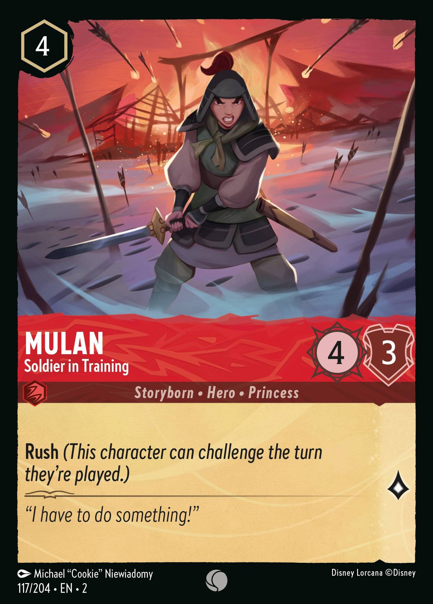 Mulan - Soldier in Training | Rise of the Floodborn #117 [foil]