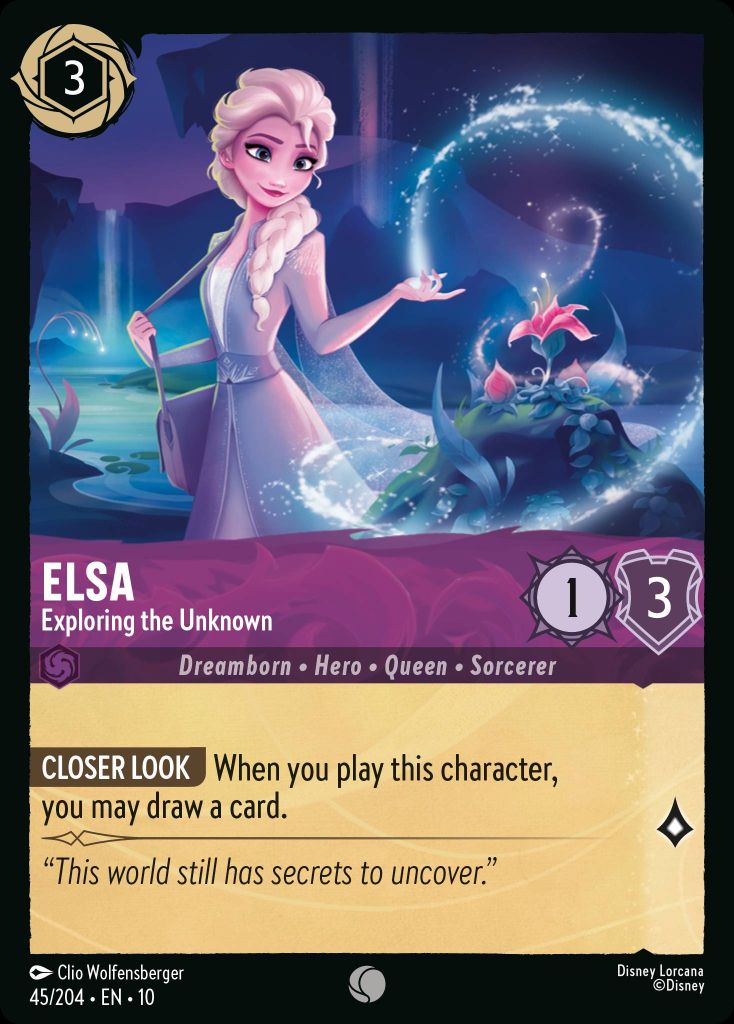 Elsa - Exploring the Unknown | Whispers in the Well #45 [foil]