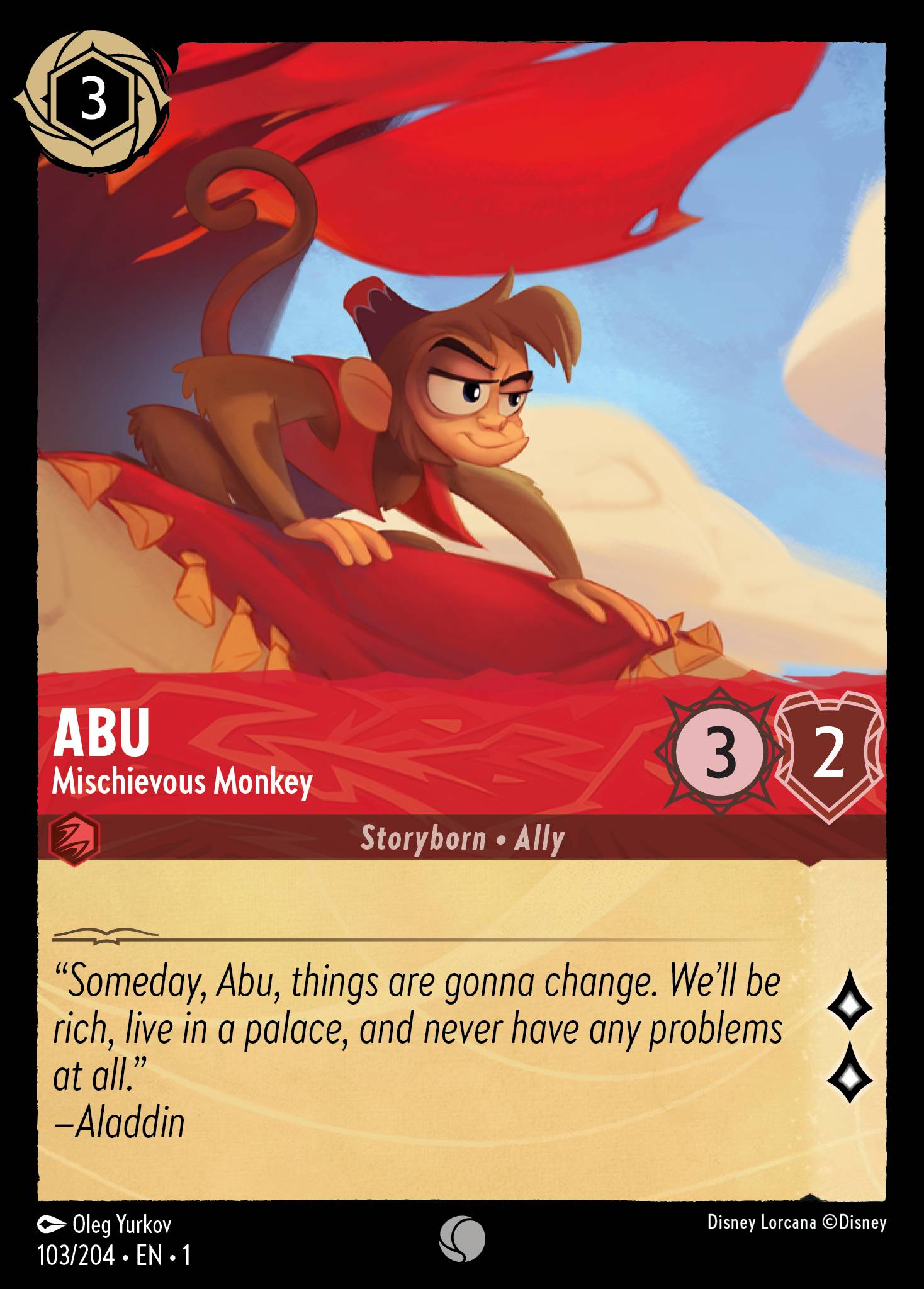 Abu - Mischievous Monkey | The First Chapter #103 [foil]