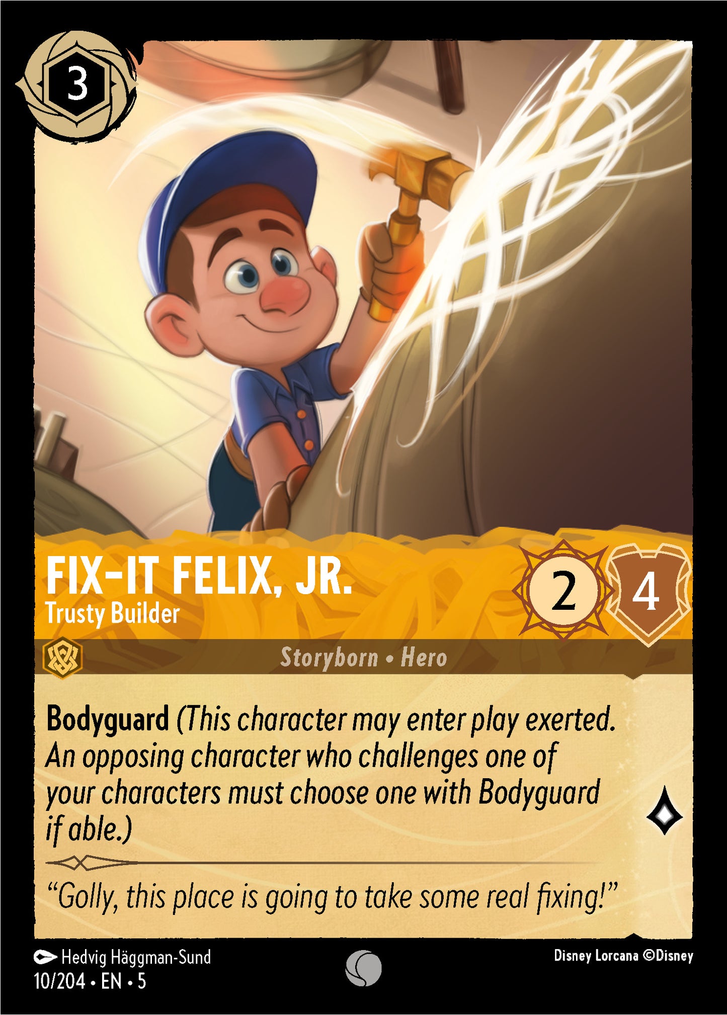 Fix-It Felix, Jr. - Trusty Builder | Shimmering Skies #10 [foil]