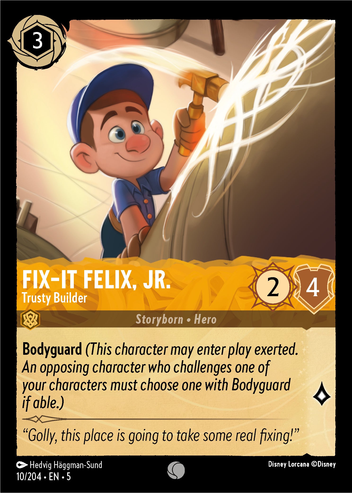 Fix-It Felix, Jr. - Trusty Builder | Shimmering Skies #10 [foil]