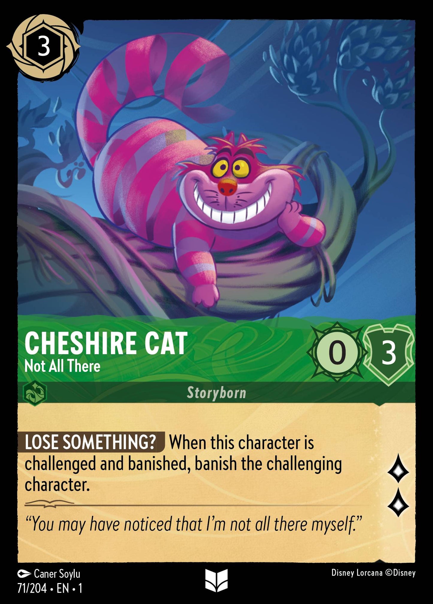 Cheshire Cat - Not All There | The First Chapter #71 [foil]