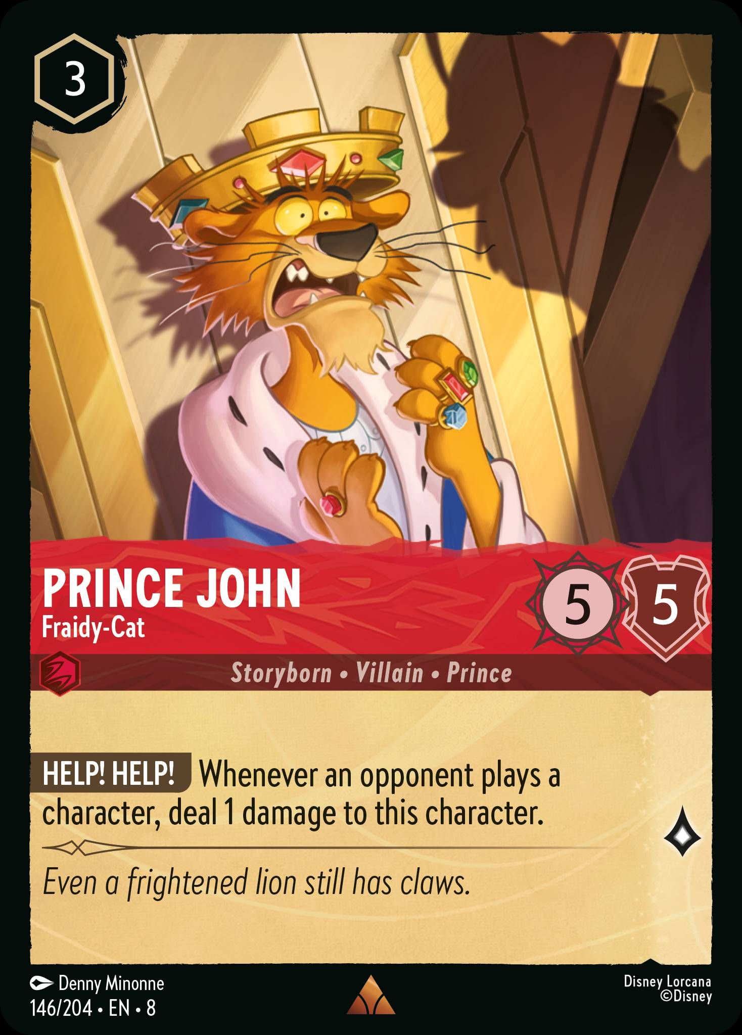 Prince John - Fraidy-Cat | Reign of Jafar #146 [foil]