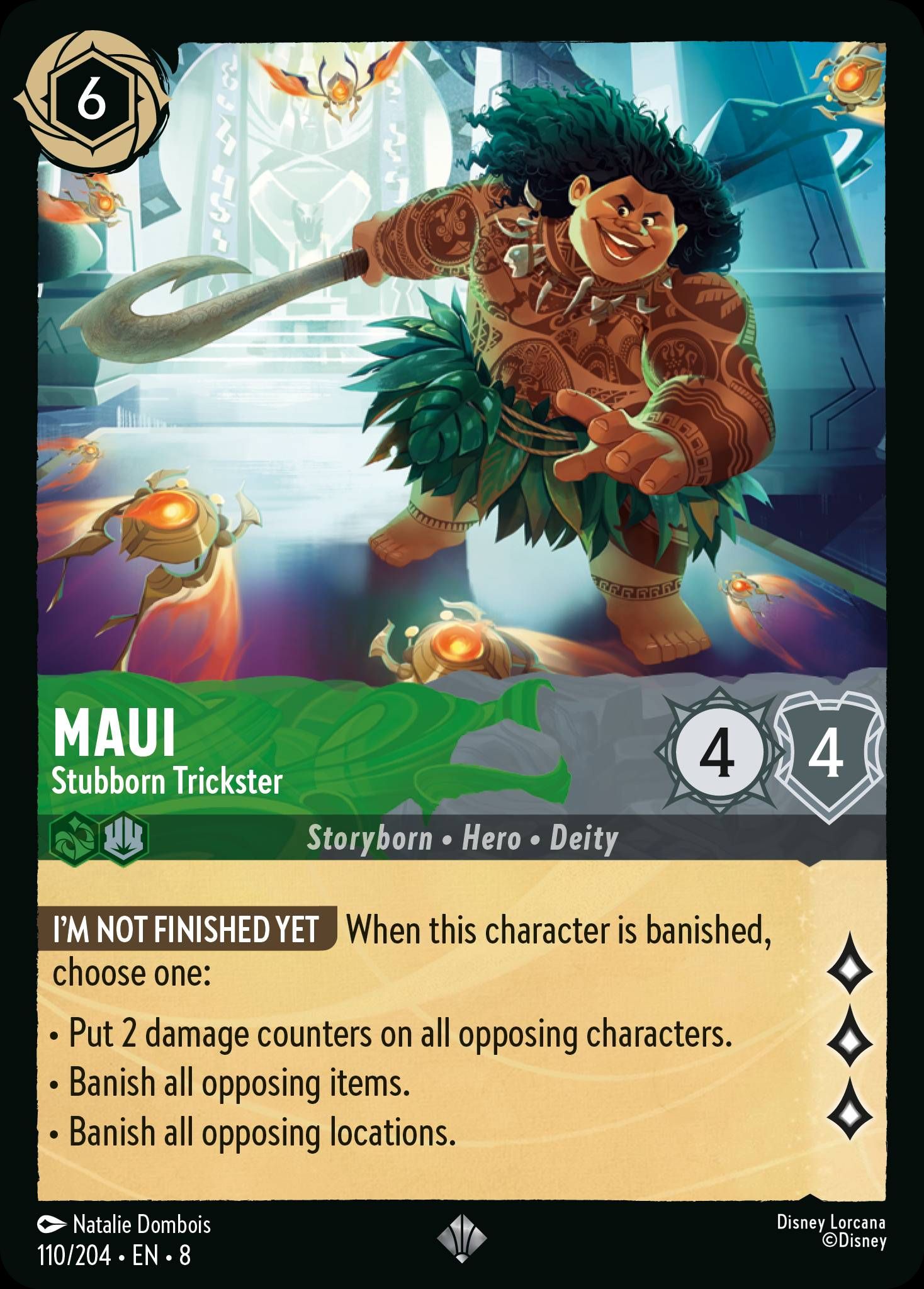 Maui - Stubborn Trickster | Reign of Jafar #110 [foil]