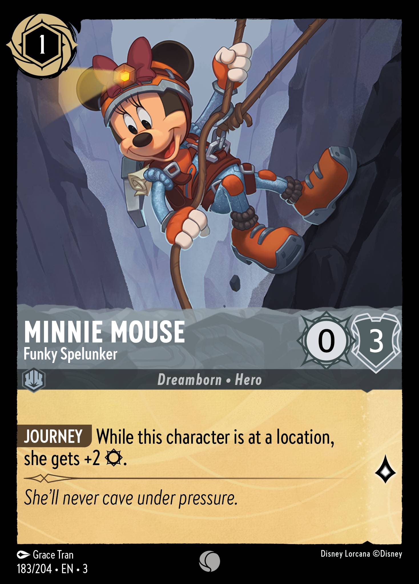 Minnie Mouse - Funky Spelunker | Into the Inklands #183 [foil]