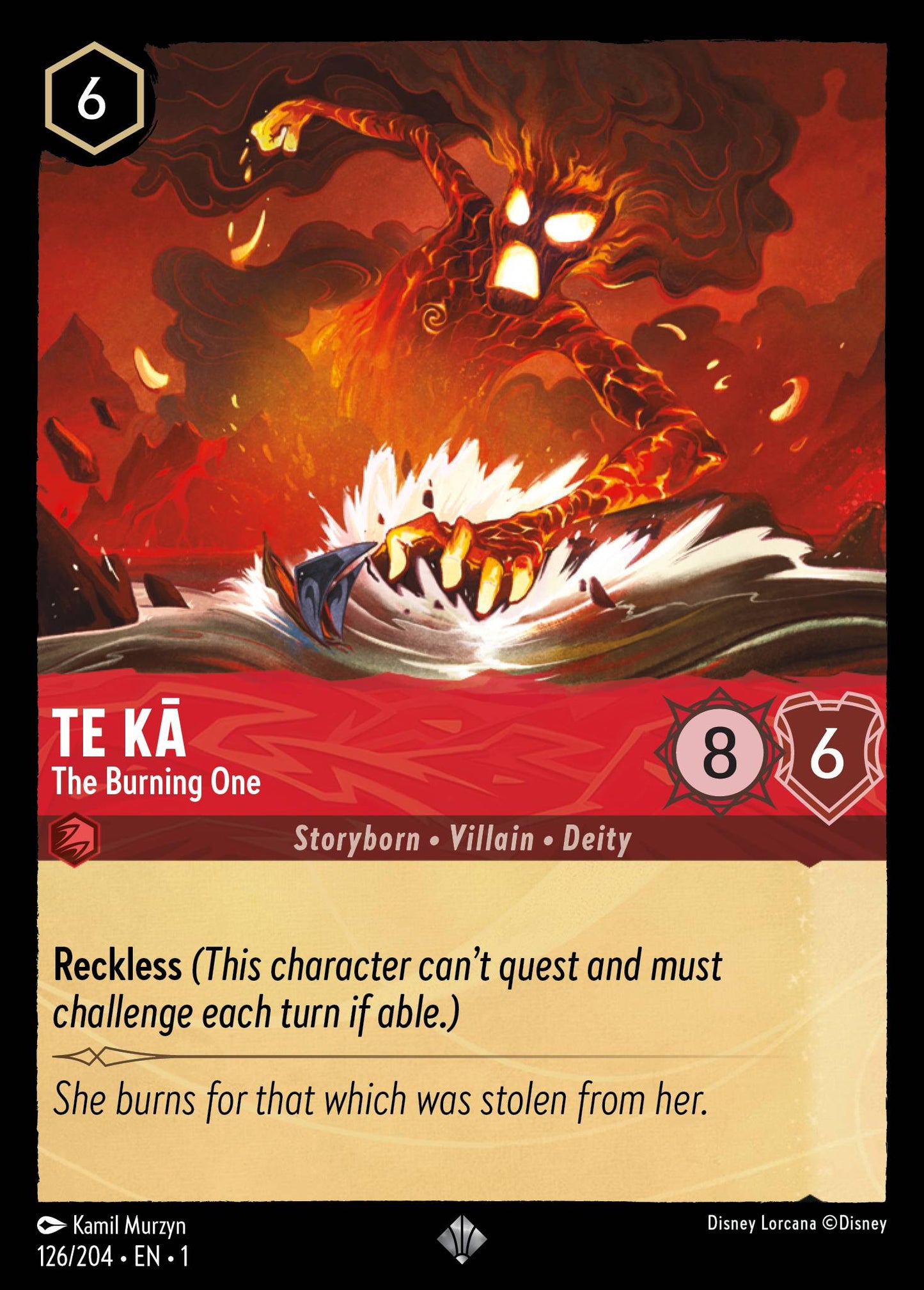 Te Kā - The Burning One | The First Chapter #126 [foil]