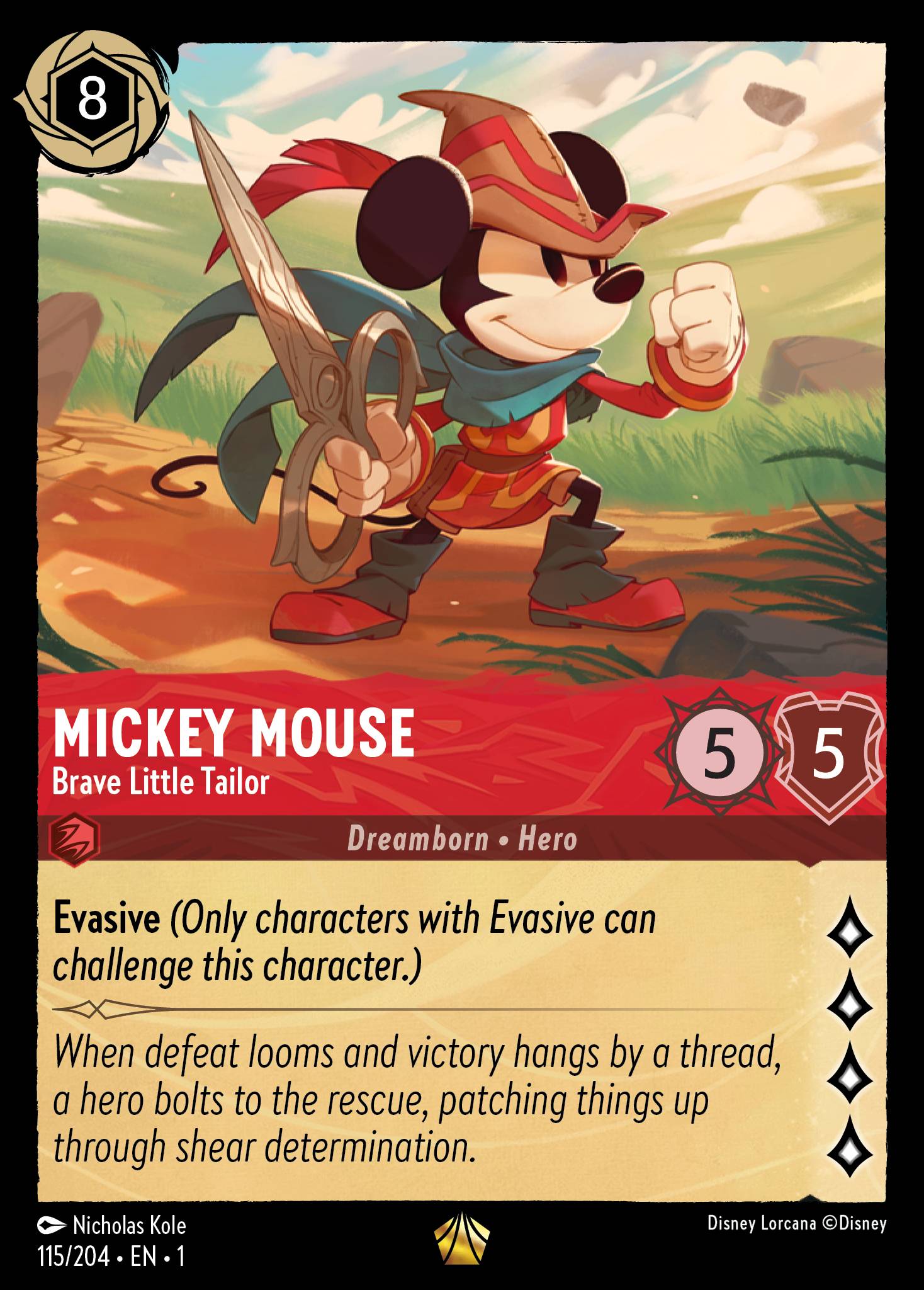 Mickey Mouse - Brave Little Tailor | The First Chapter #115 [foil]