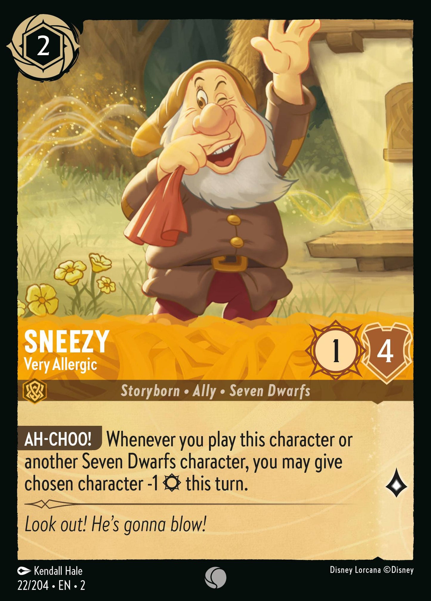 Sneezy - Very Allergic | Rise of the Floodborn #22 [foil]