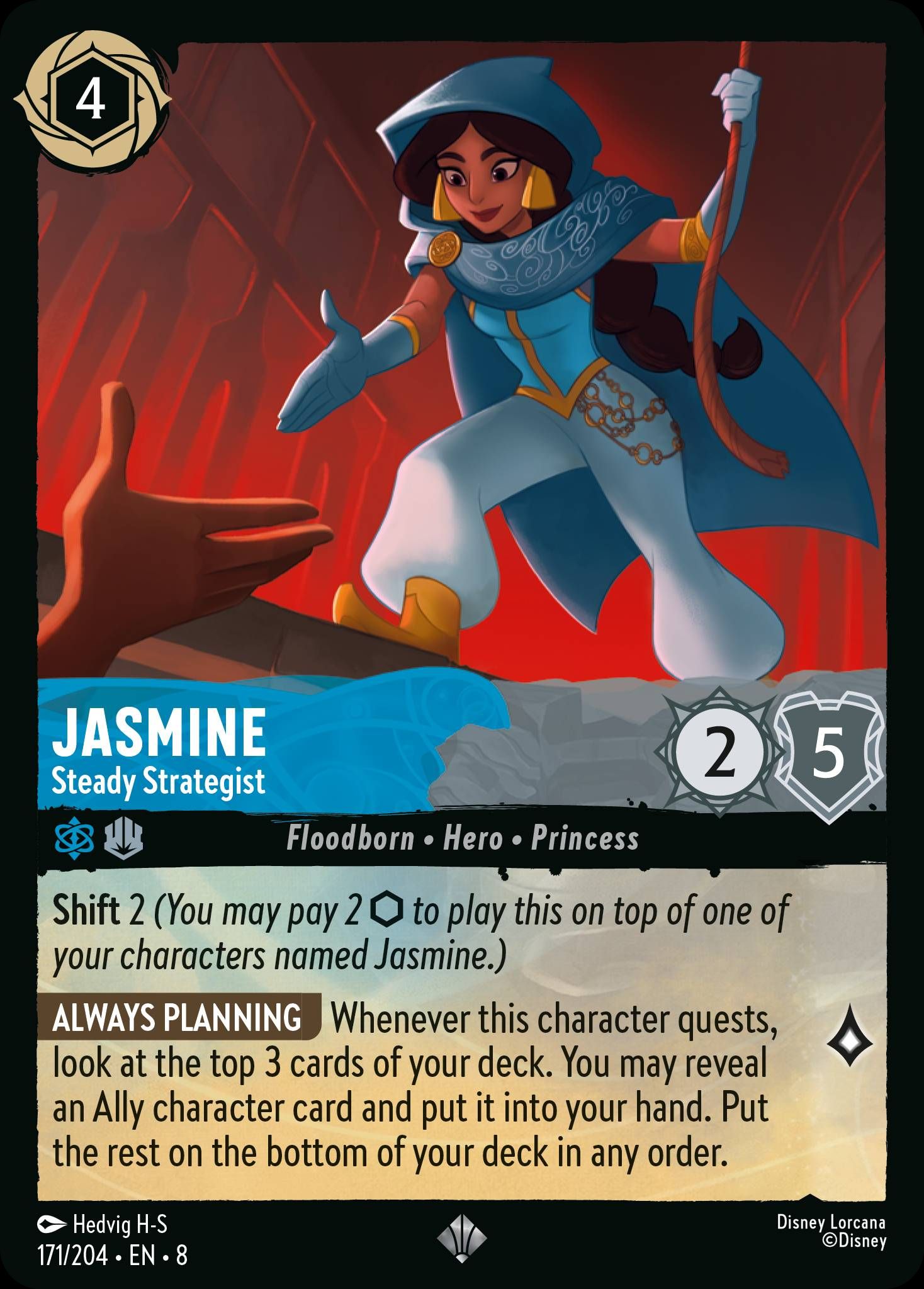 Jasmine - Steady Strategist | Reign of Jafar #171 [foil]