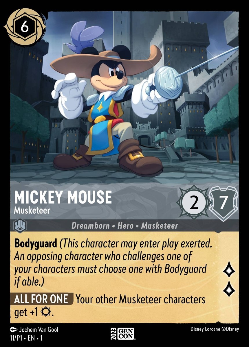 Mickey Mouse - Musketeer | Promo Set 1 #11