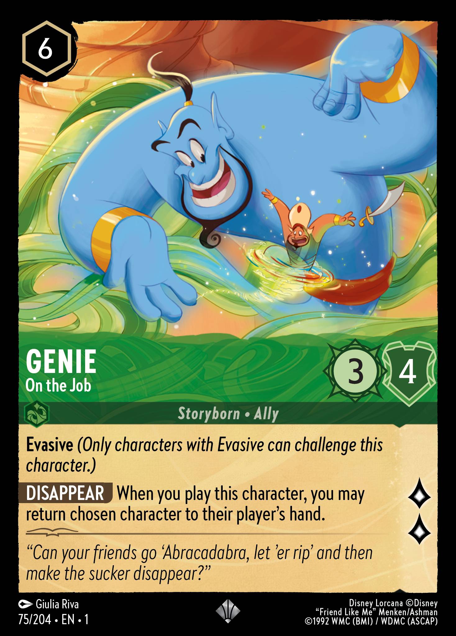 Genie - On the Job | The First Chapter #75 [foil]