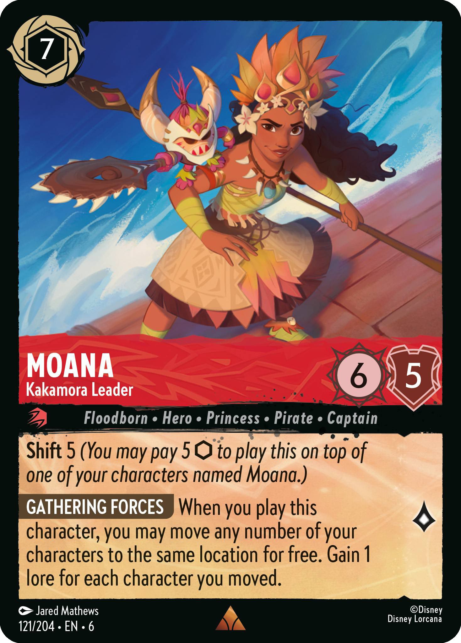 Moana - Kakamora Leader | Azurite Sea #121 [foil]