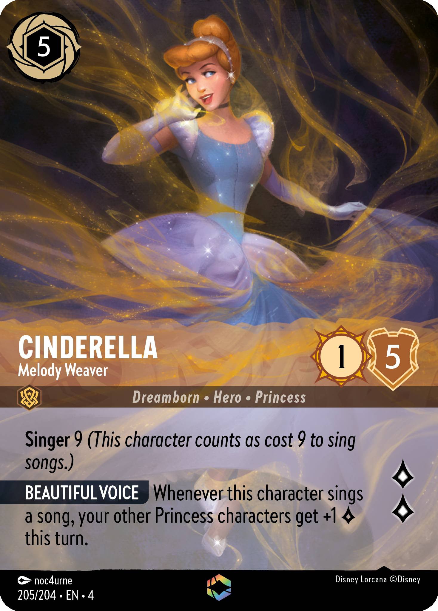 Cinderella - Melody Weaver | Ursula's Return #205 [foil]