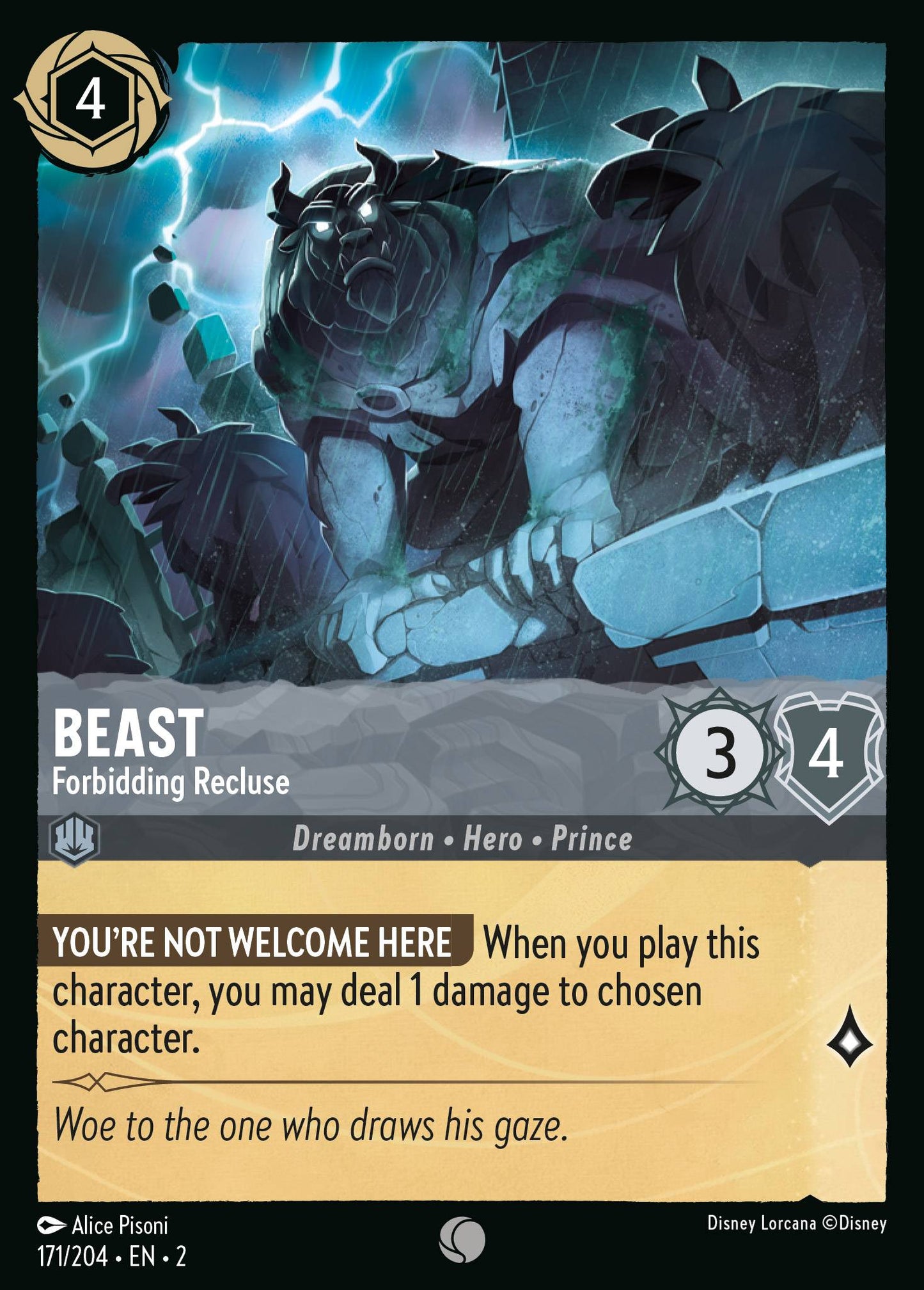 Beast - Forbidding Recluse | Rise of the Floodborn #171 [foil]