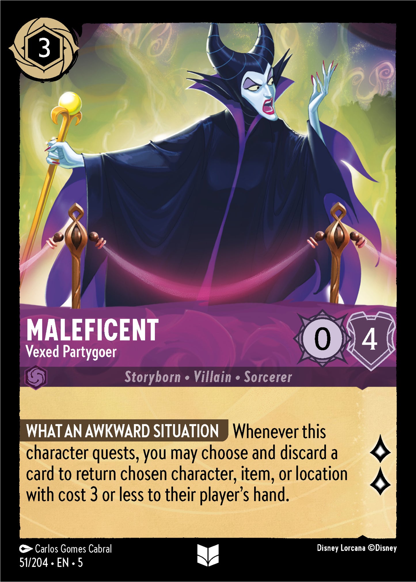 Maleficent - Vexed Partygoer | Shimmering Skies #51 [foil]