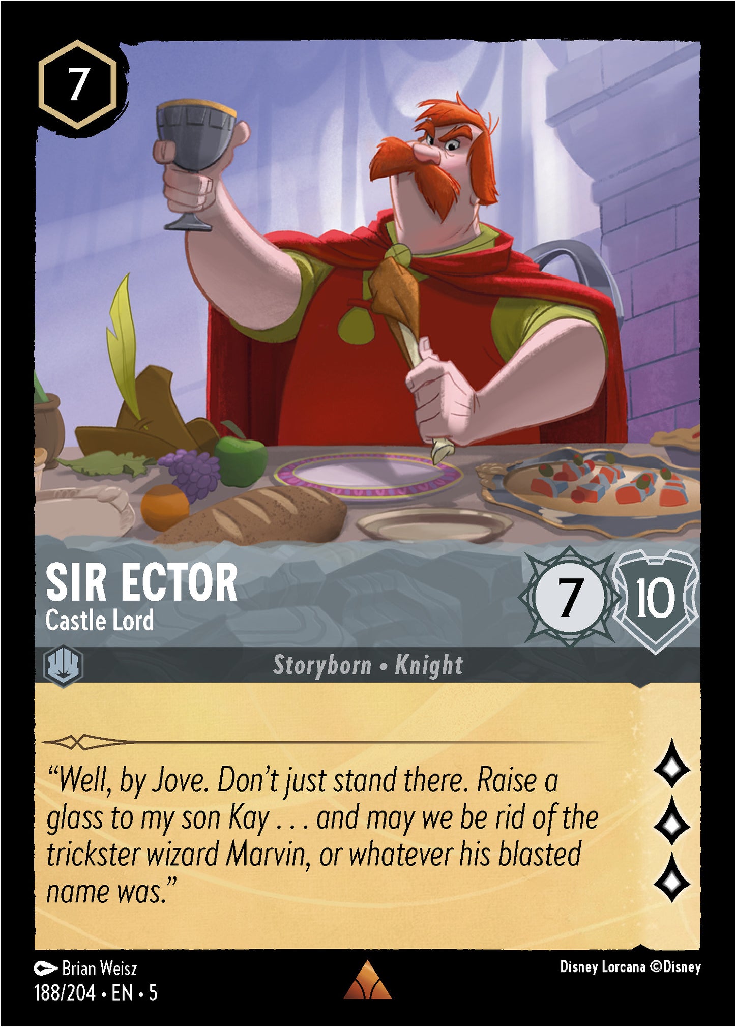 Sir Ector - Castle Lord | Shimmering Skies #188 [foil]