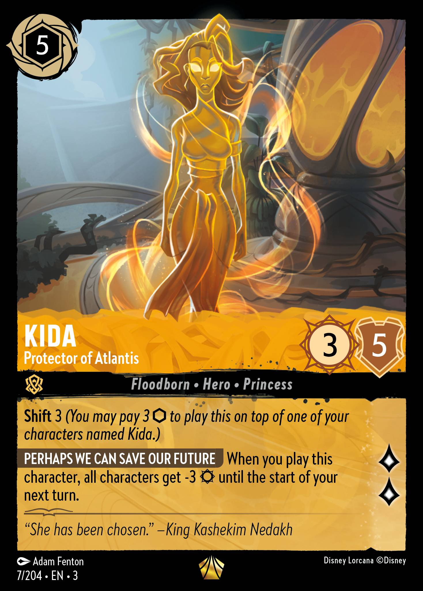 Kida - Protector of Atlantis | Into the Inklands #7 [foil]