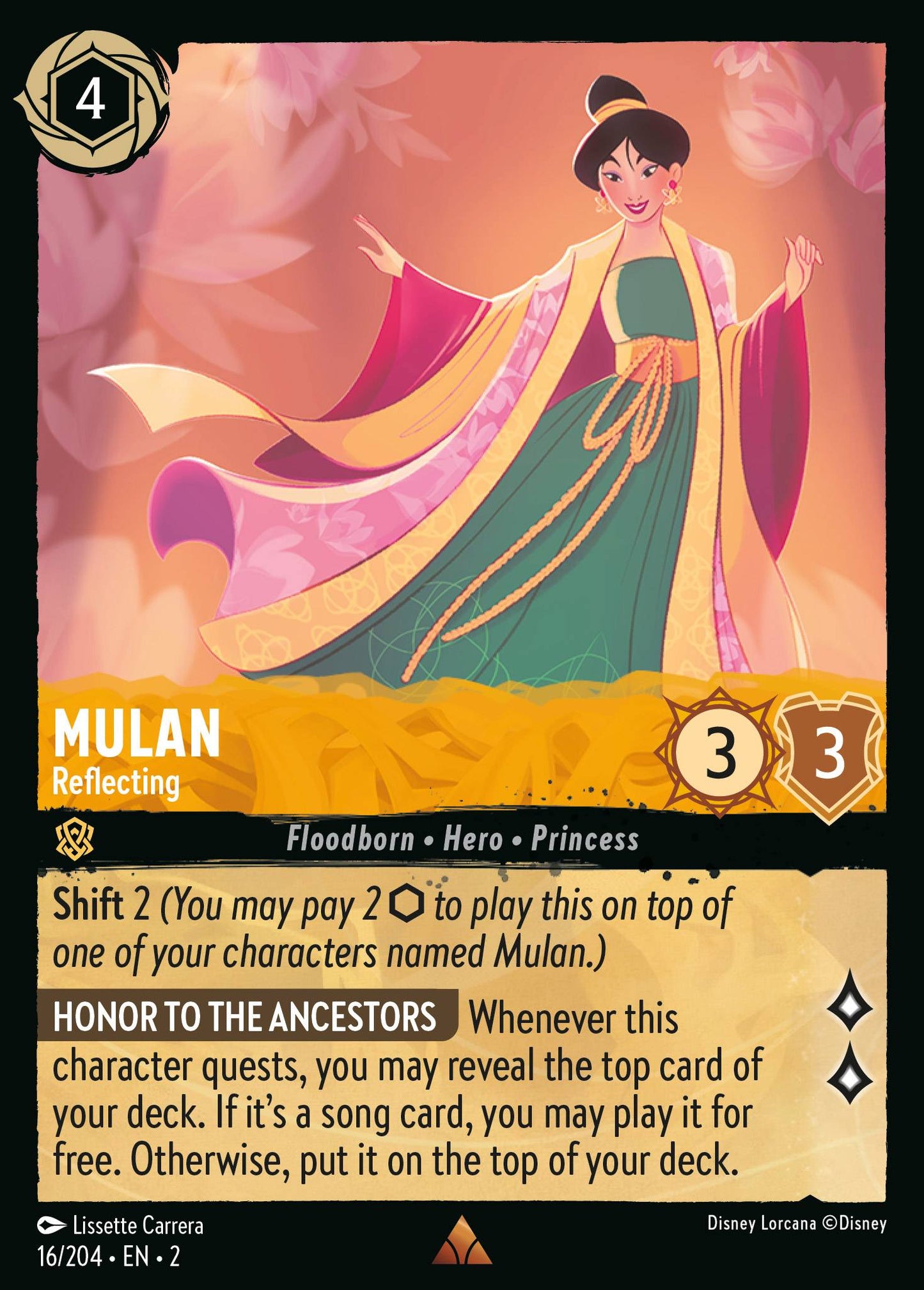 Mulan - Reflecting | Rise of the Floodborn #16 [foil]