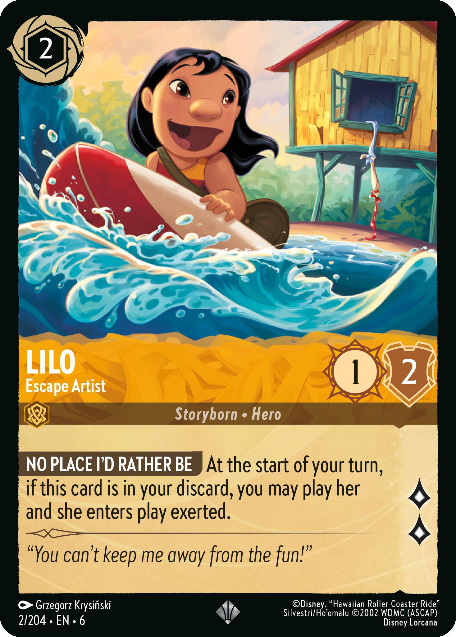 Lilo - Escape Artist | Azurite Sea #2 [foil]