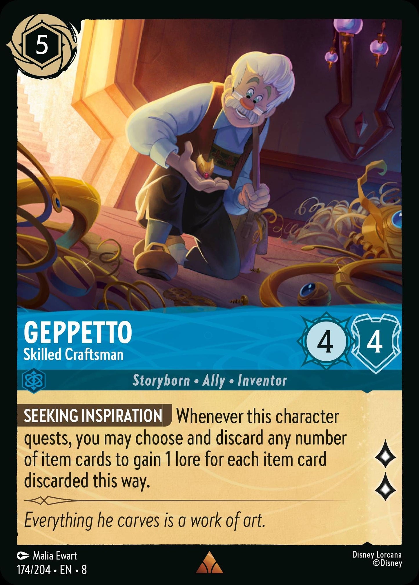 Geppetto - Skilled Craftsman | Reign of Jafar #174