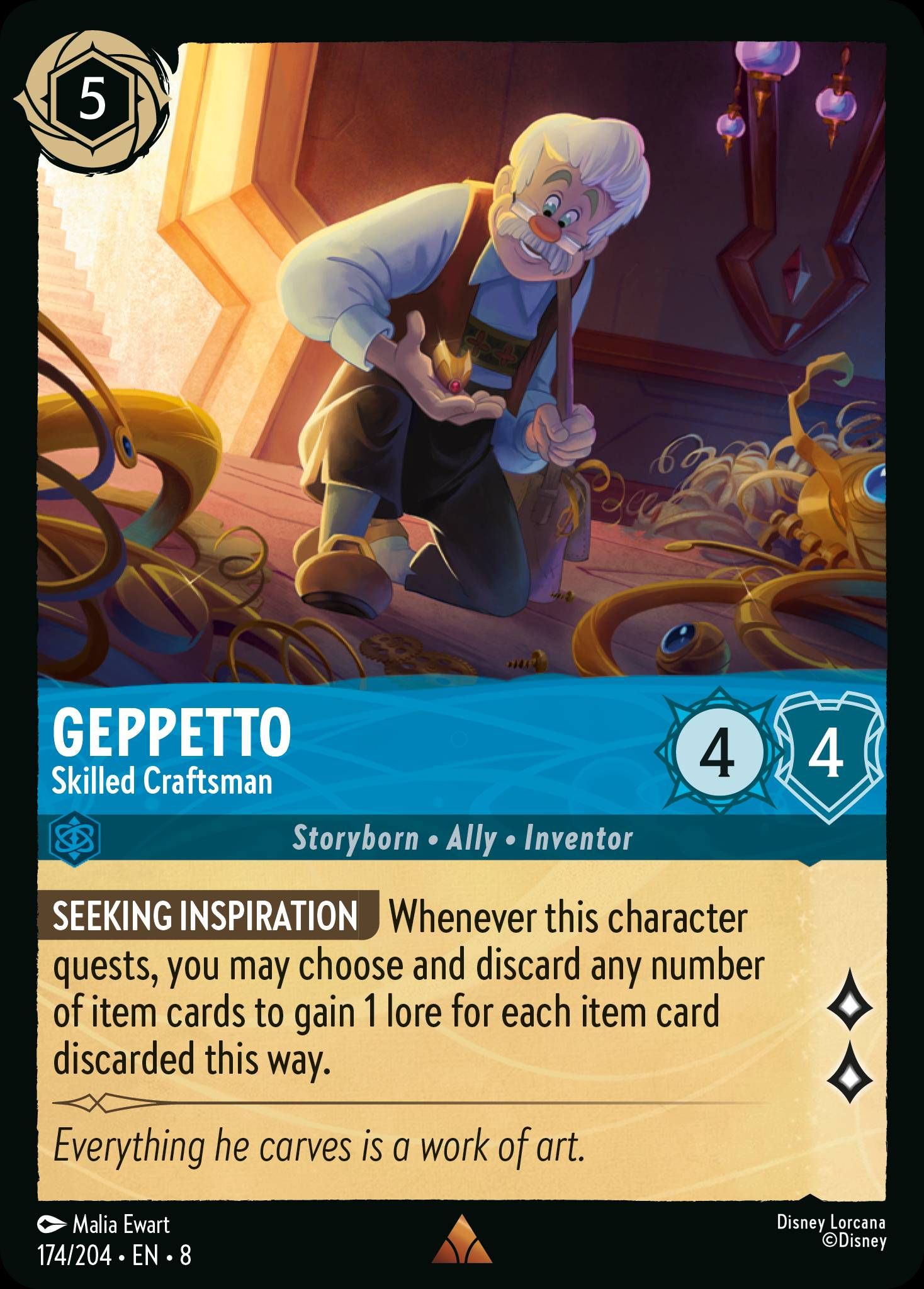 Geppetto - Skilled Craftsman | Reign of Jafar #174