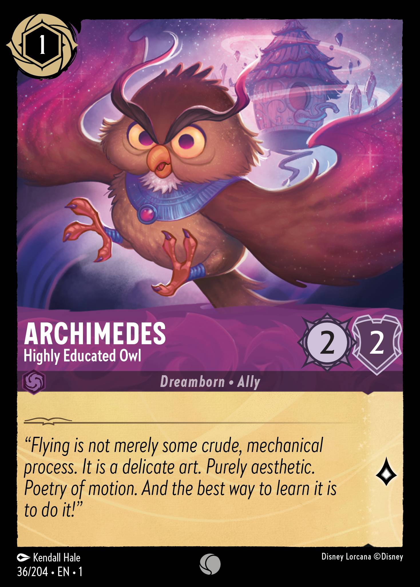 Archimedes - Highly Educated Owl | The First Chapter #36 [foil]