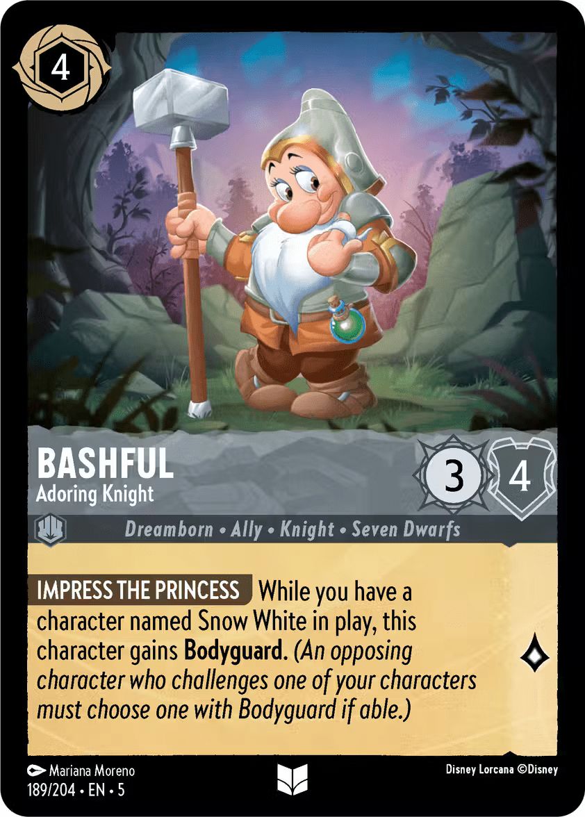 Bashful - Adoring Knight | Shimmering Skies #189 [foil]