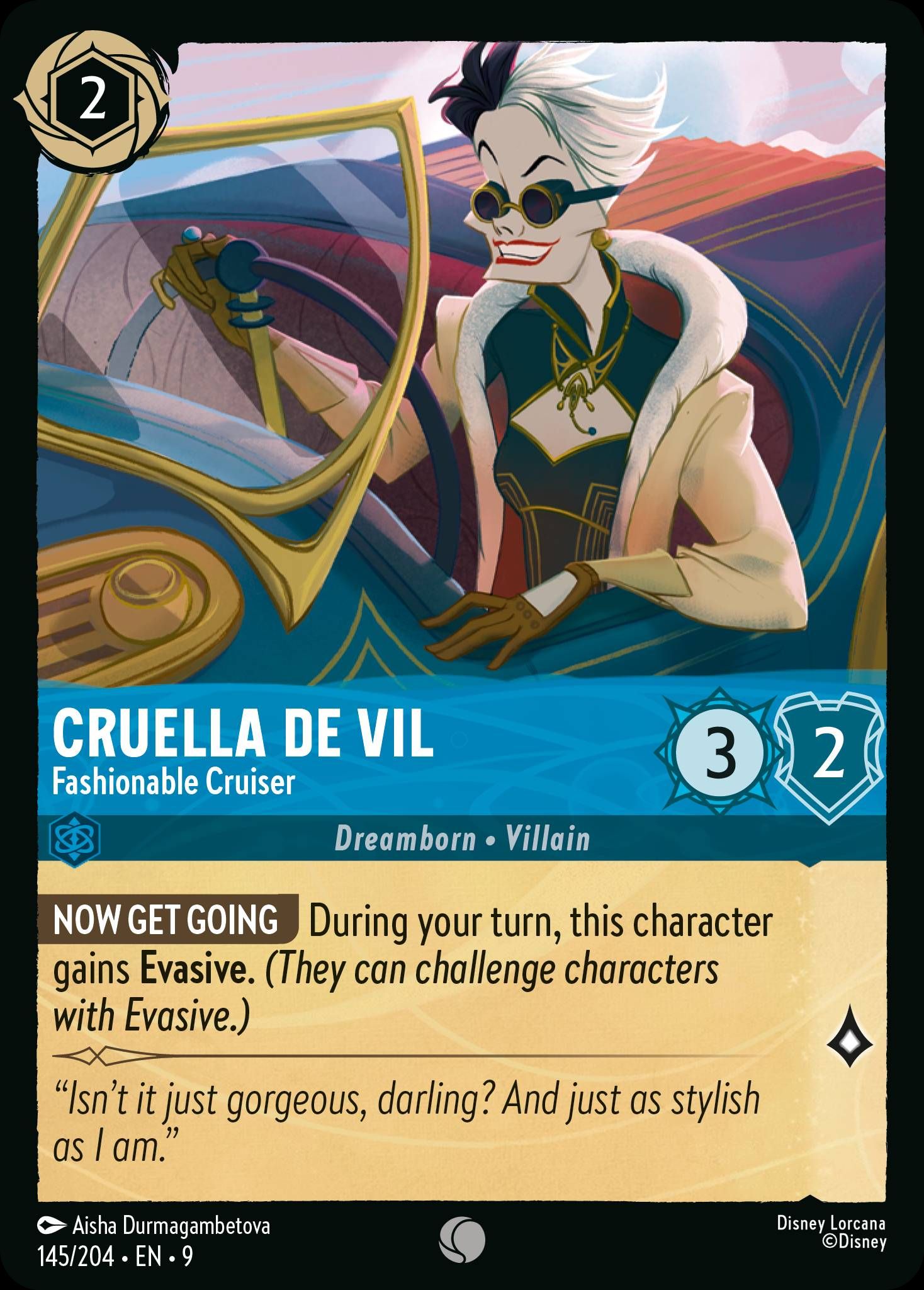 Cruella De Vil - Fashionable Cruiser | Fabled #145