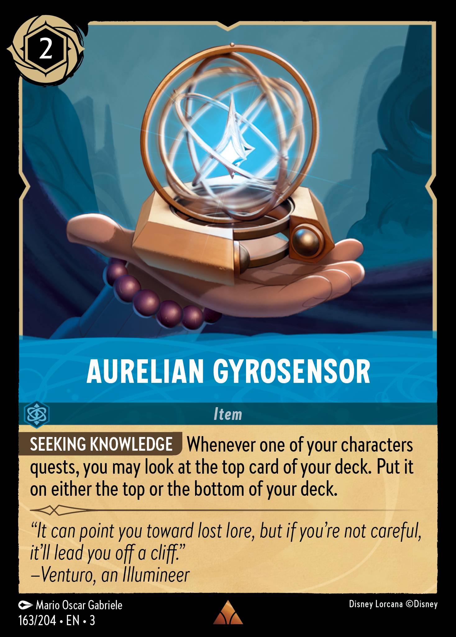 Aurelian Gyrosensor | Into the Inklands #163 [foil]