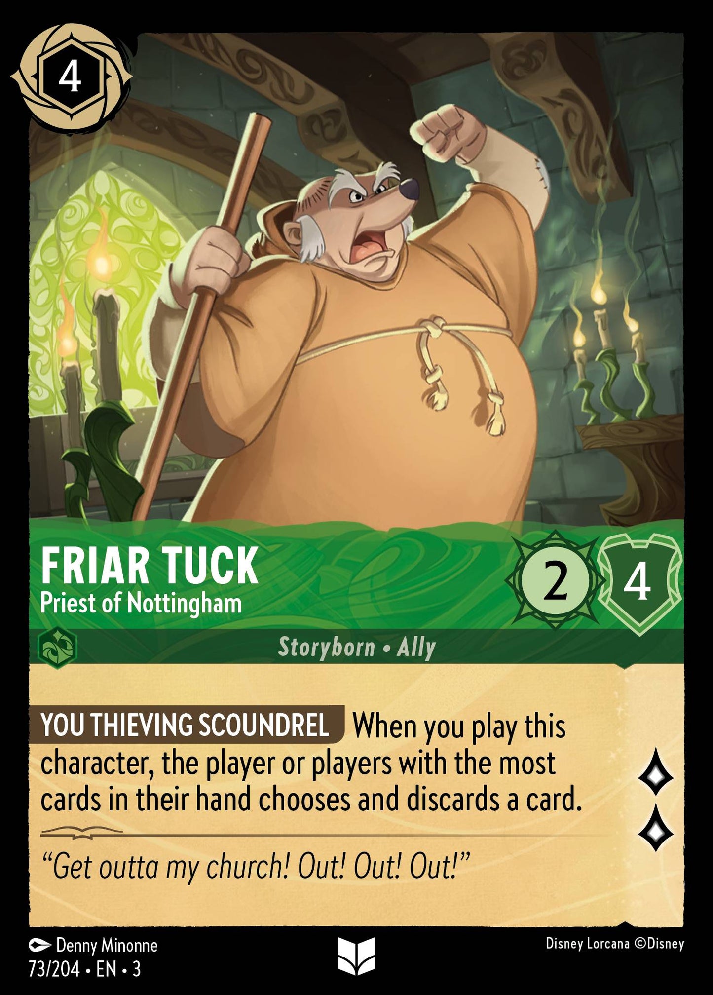 Friar Tuck - Priest of Nottingham | Into the Inklands #73 [foil]
