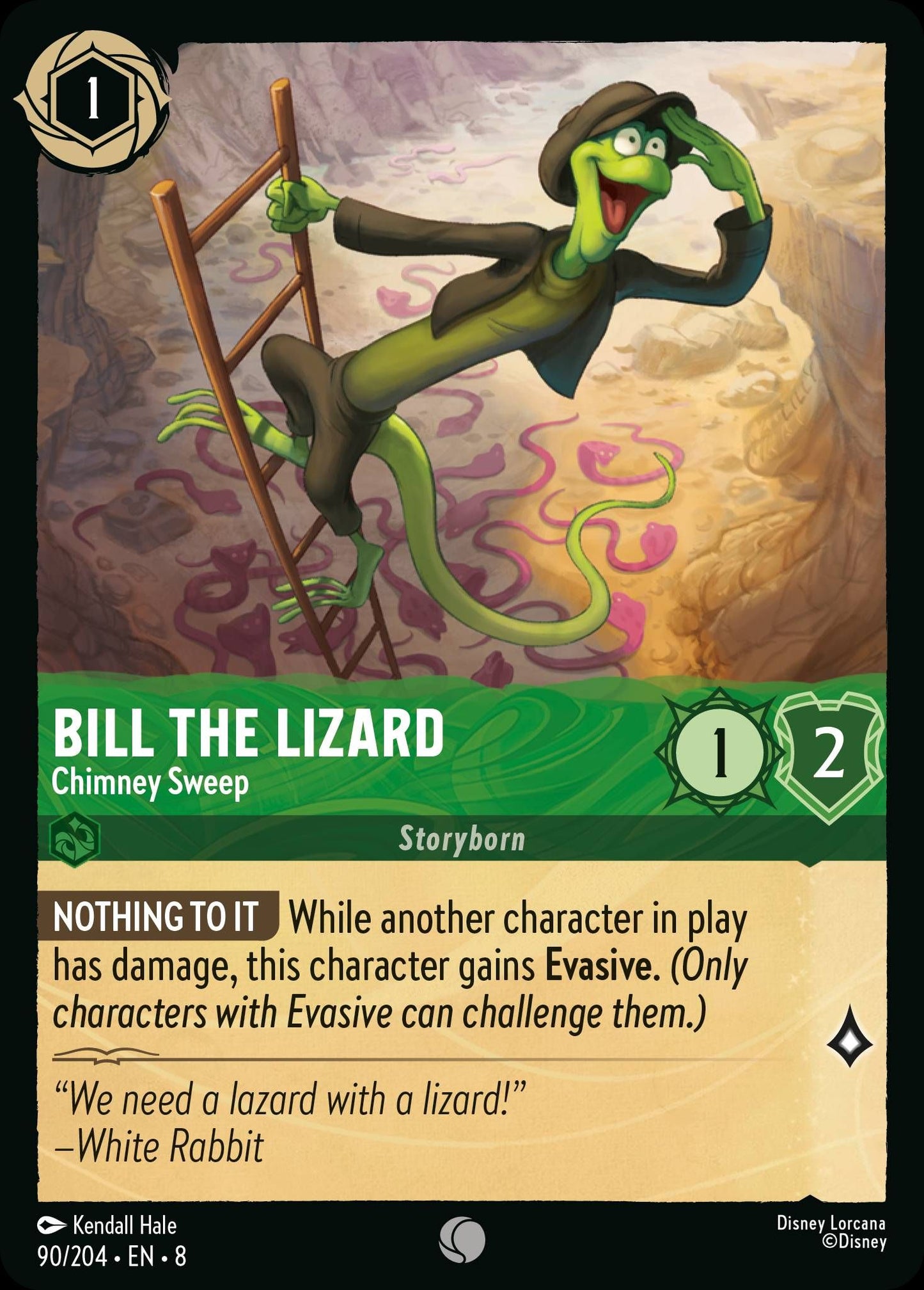 Bill the Lizard - Chimney Sweep | Reign of Jafar #90 [foil]