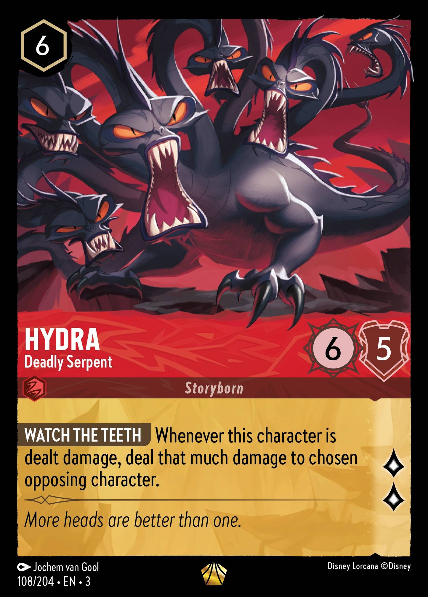 Hydra - Deadly Serpent | Into the Inklands #108 [foil]