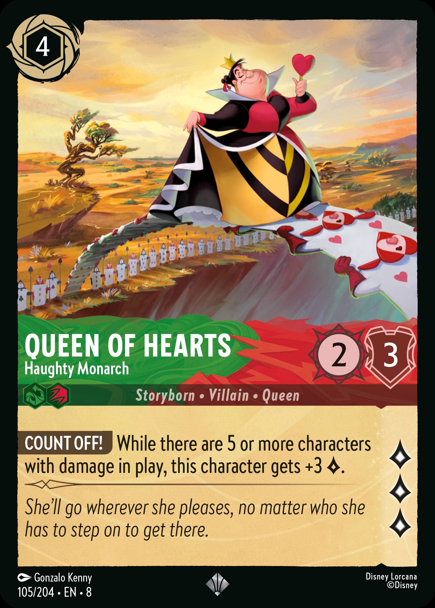 Queen of Hearts - Haughty Monarch | Reign of Jafar #105