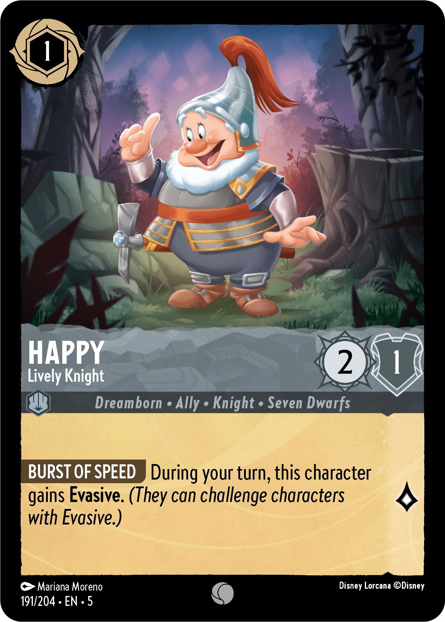 Happy - Lively Knight | Shimmering Skies #191 [foil]