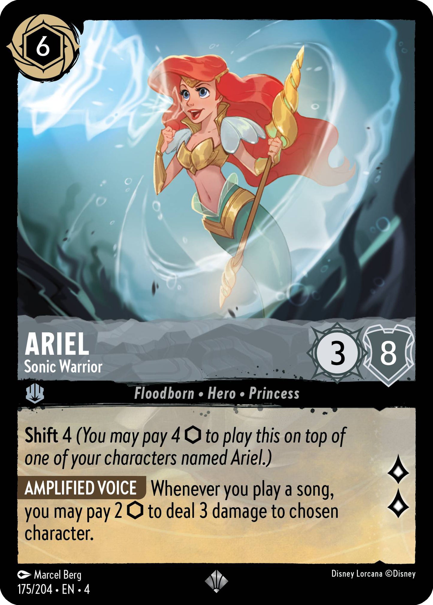 Ariel - Sonic Warrior | Ursula's Return #175 [foil]