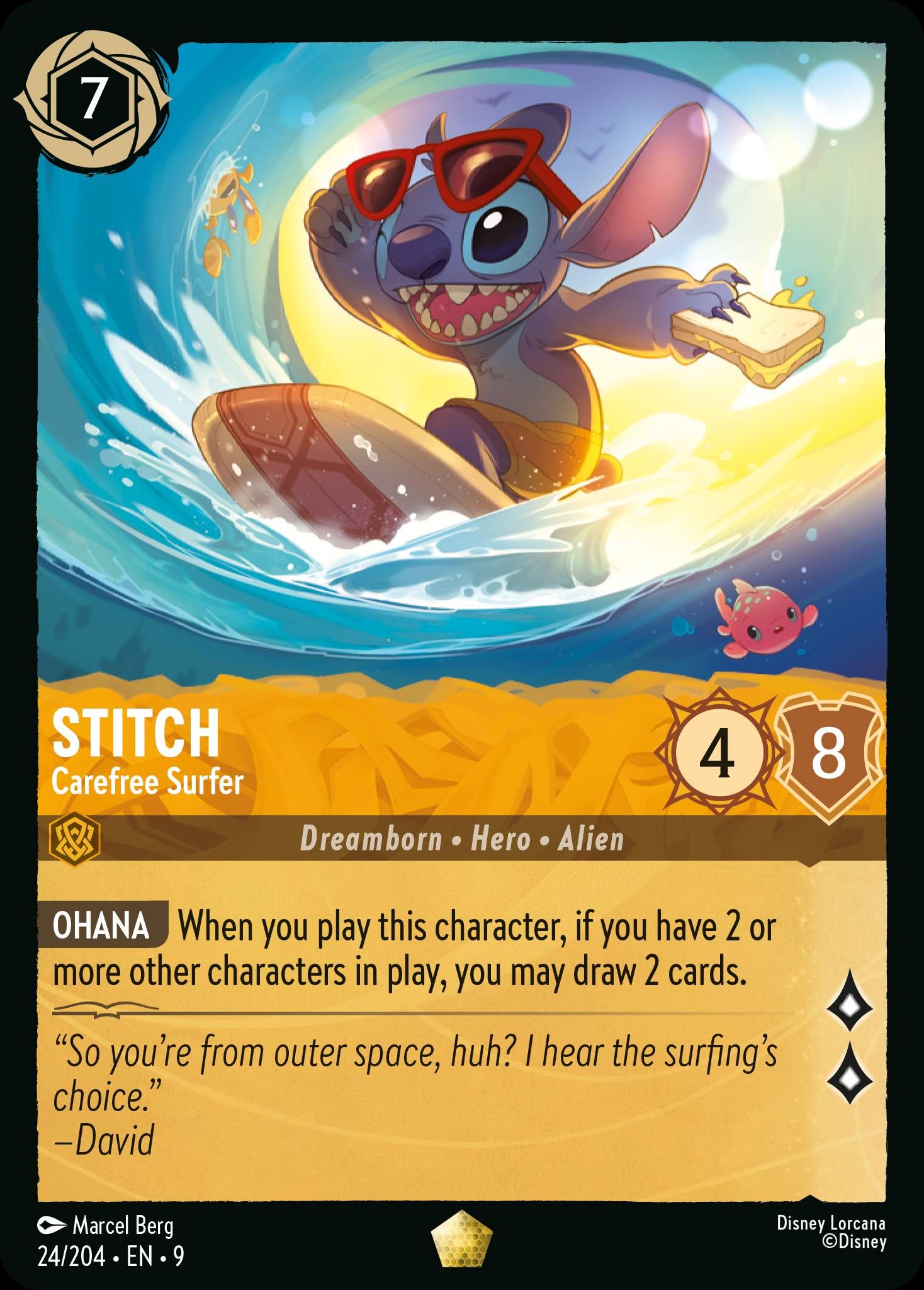Stitch - Carefree Surfer | Fabled #24 [foil]
