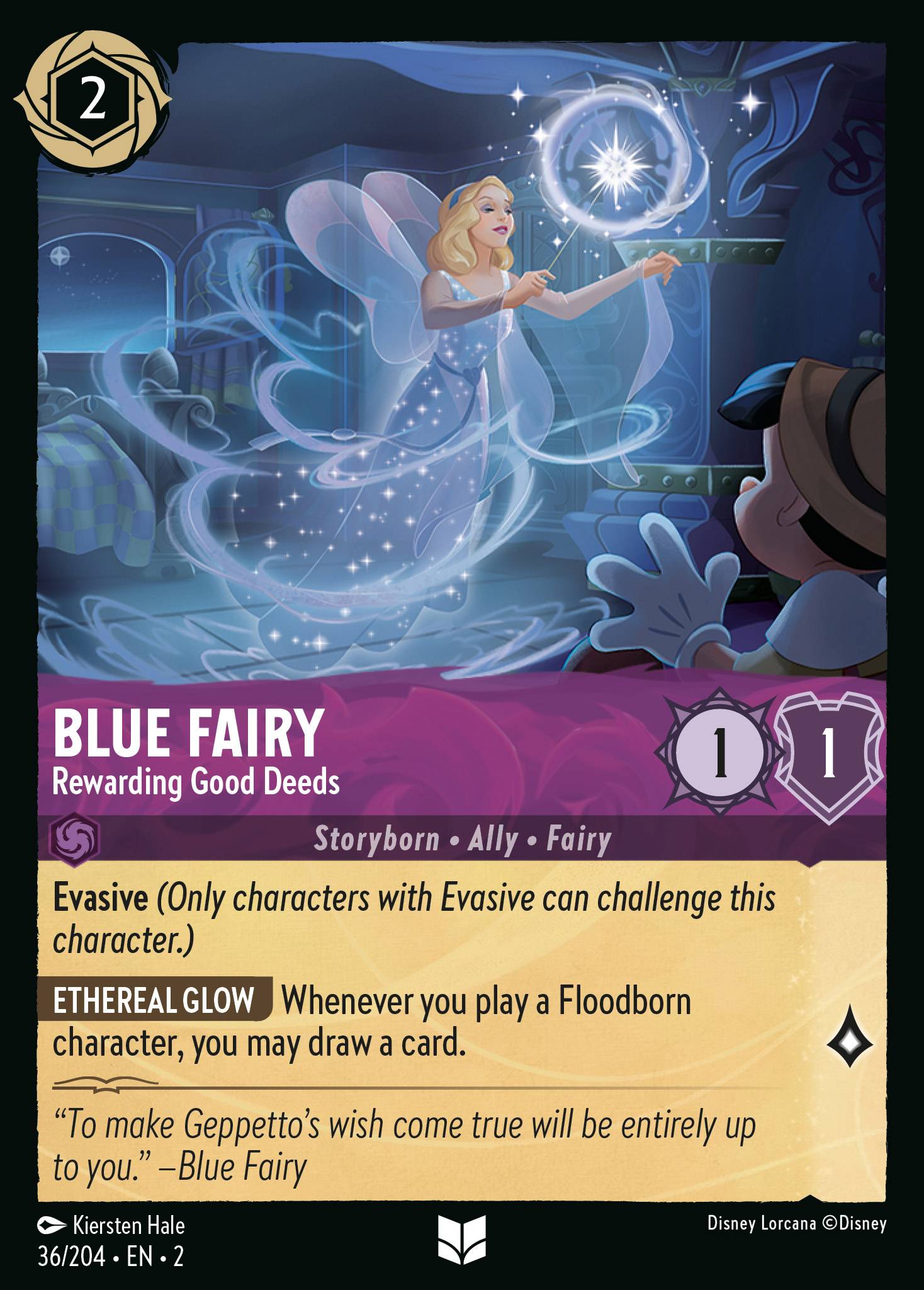 Blue Fairy - Rewarding Good Deeds | Rise of the Floodborn #36 [foil]