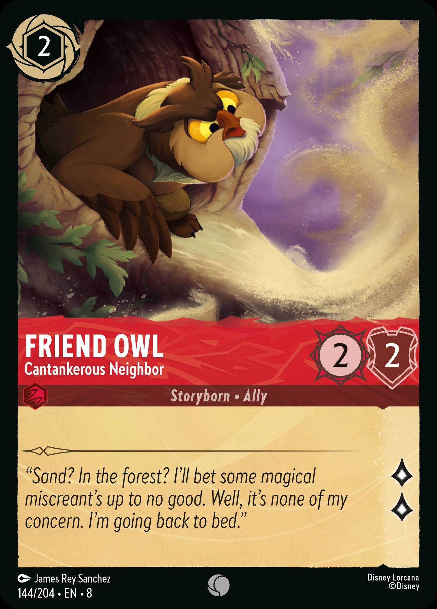 Friend Owl - Cantankerous Neighbor | Reign of Jafar #144