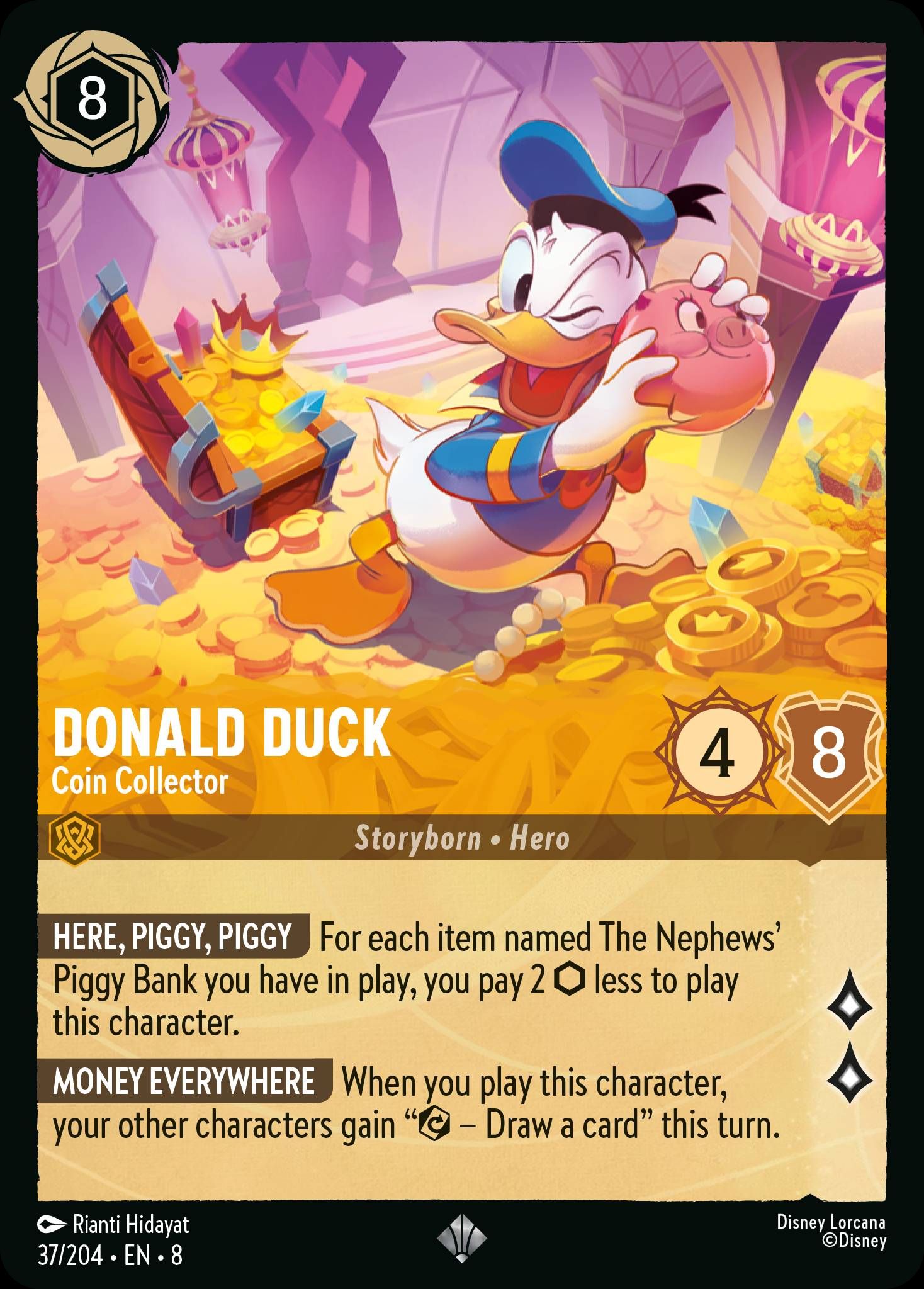 Donald Duck - Coin Collector | Reign of Jafar #37 [foil]