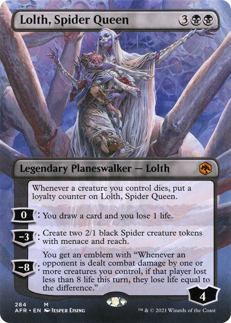 Lolth, Spider Queen | Adventures in the Forgotten Realms #284 [foil]