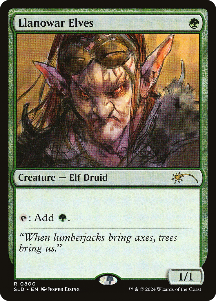 Llanowar Elves | Secret Lair Drop #800 [foil]