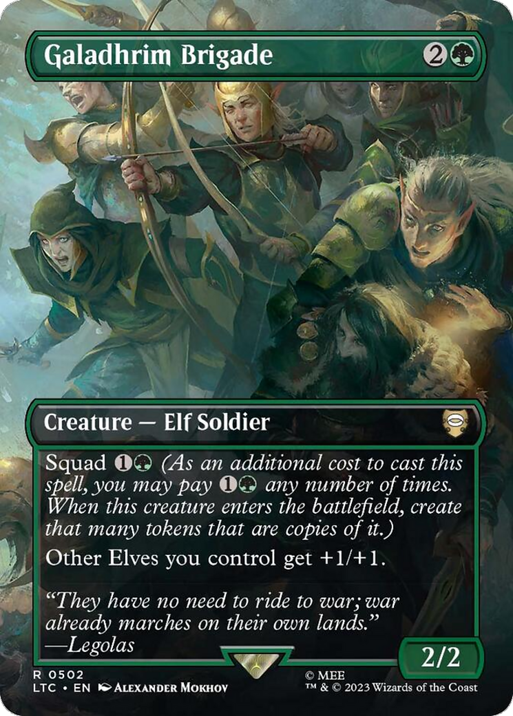 Galadhrim Brigade | Tales of Middle-earth Commander #502 [foil]