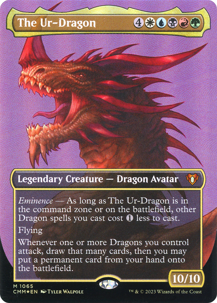 The Ur-Dragon | Commander Masters #1065 [foil]