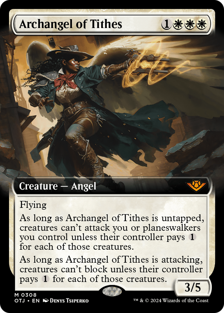Archangel of Tithes | Outlaws of Thunder Junction #308 [foil]