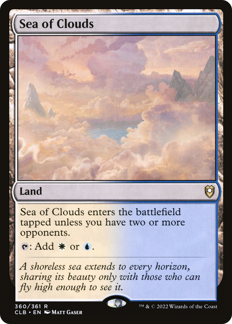 Sea of Clouds | Commander Legends: Battle for Baldur's Gate #360 [foil]